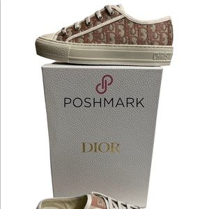 Christian Dior WalkNDior Monogram Sneakers 37 Pink
